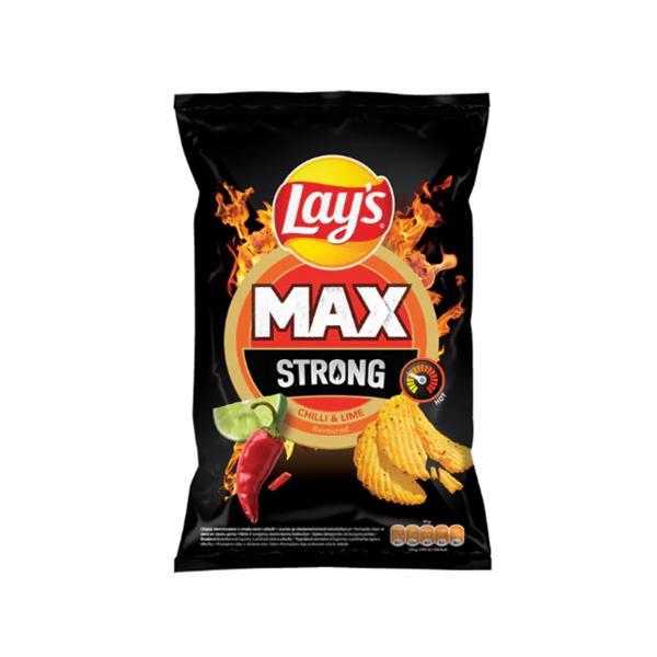Lay's strong chili & lime 120 gr x 24 st