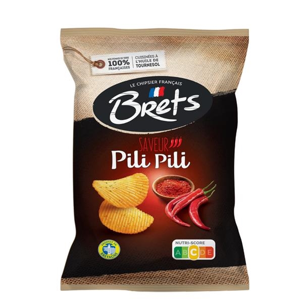 Brets chips met pili pili smaak 125 gr x 10 st