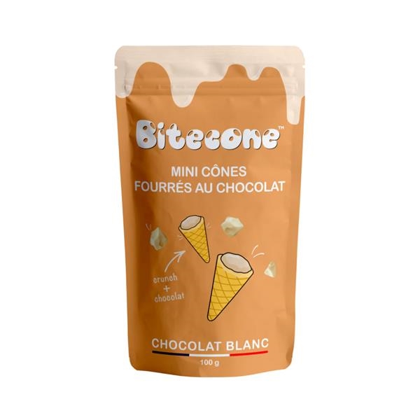 Bitecone Chocolat blanc 100 gr x 15 pc