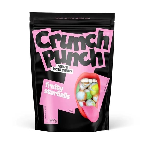Crunch Punch Fruity Starballs 200 gr x 12 st