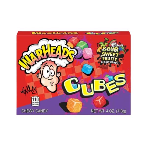 Warheads chewy cubes box 113 gr x 12 pc