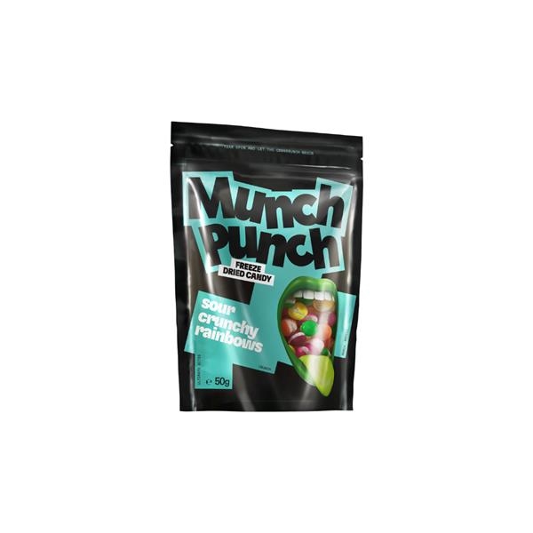 Munch Punch - Sour Crunchy Rainbows 50 gr x 15 pc