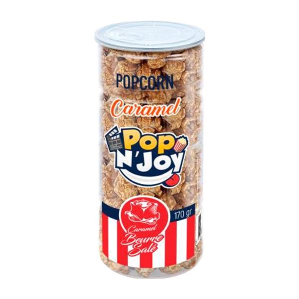 Pop N Joy caramel popcorn 170 gr x 12 st