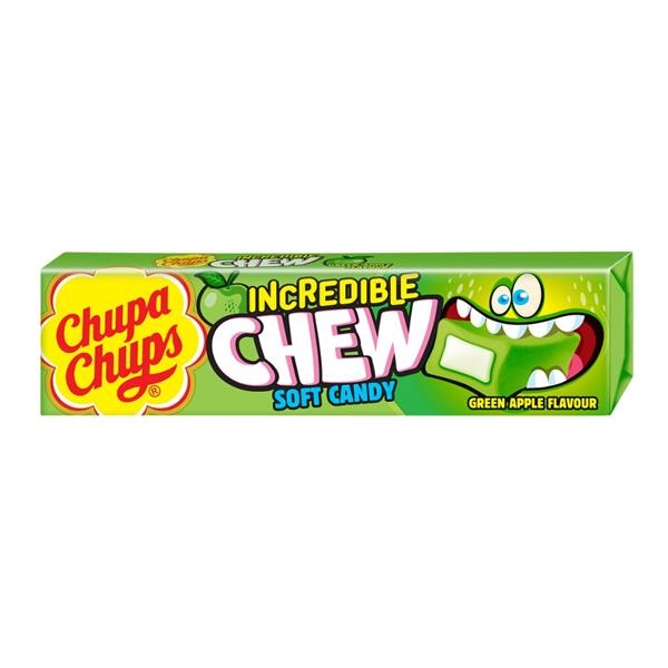 Chupa Chups Incredible Chew Pomme 45 gr x 20 pc
