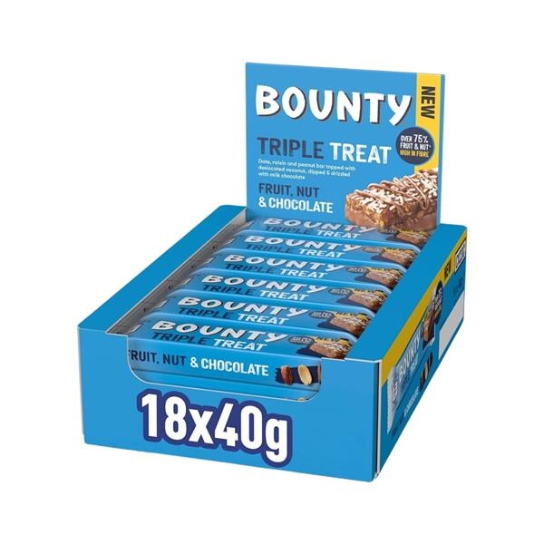 Bounty Triple Treat 40 gr x 18 pc