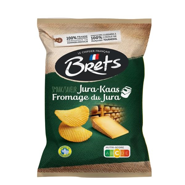 Brets chips met Jura kaas smaak 125 gr x 10 st