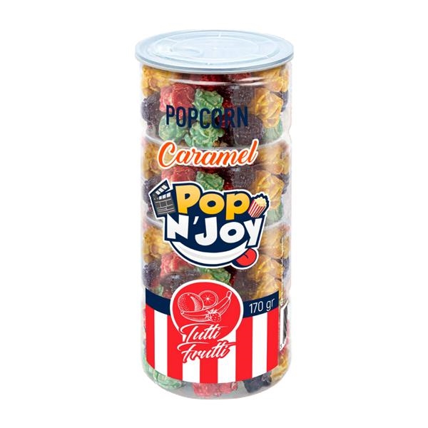 Pop N Joy tutti frutti popcorn 170 gr x 12 st