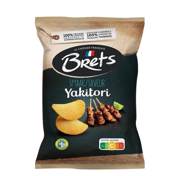 Brets chips met yakitori smaak 125 gr x 10 st