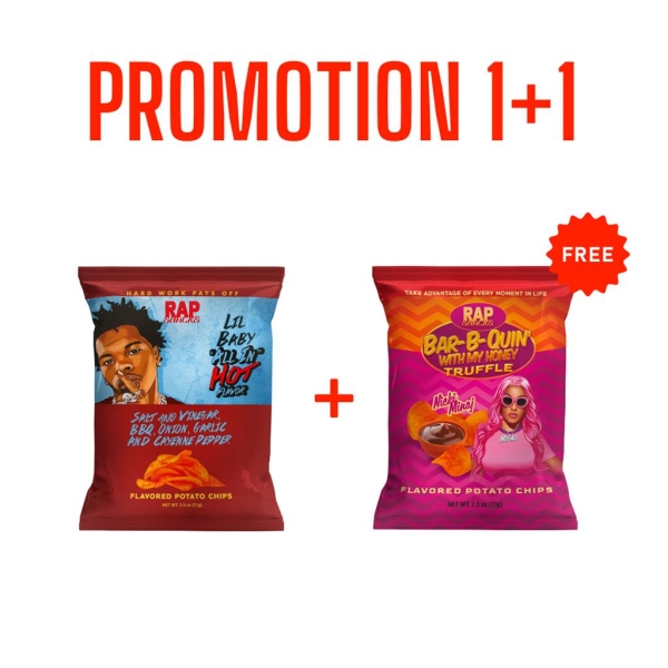 Colis Rap Snacks 1+1 gratuit
