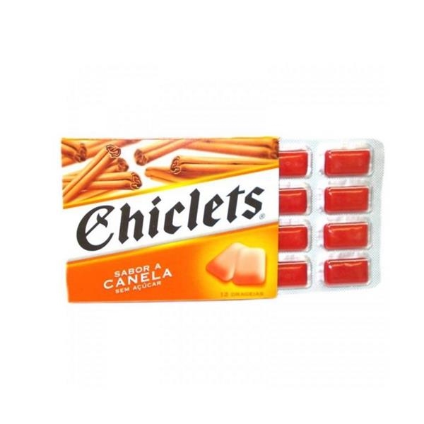 Chiclets cannelle sans sucre x 14 pc