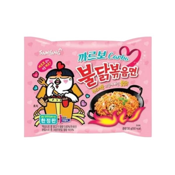 Samyang noodle hot chicken carbonara 130 gr x 5 st