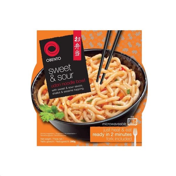 Obento Sweet & Sour Udon Noodle Bowl 240 gr x 6 pc