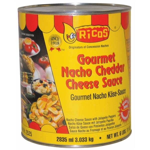 Ricos cheese dip can 3,033kg x 6 st