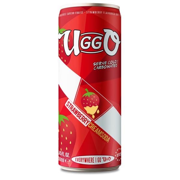Uggo soda à la fraise 25 cl x 12 pc