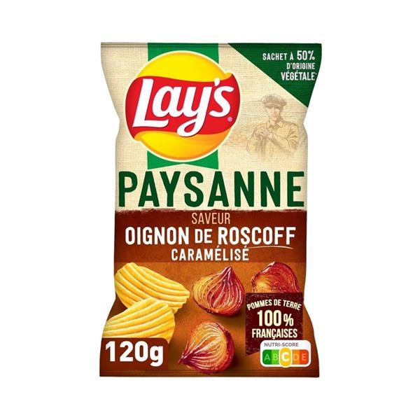 Lay's paysanne caramelized onions 120 gr x 24 pc