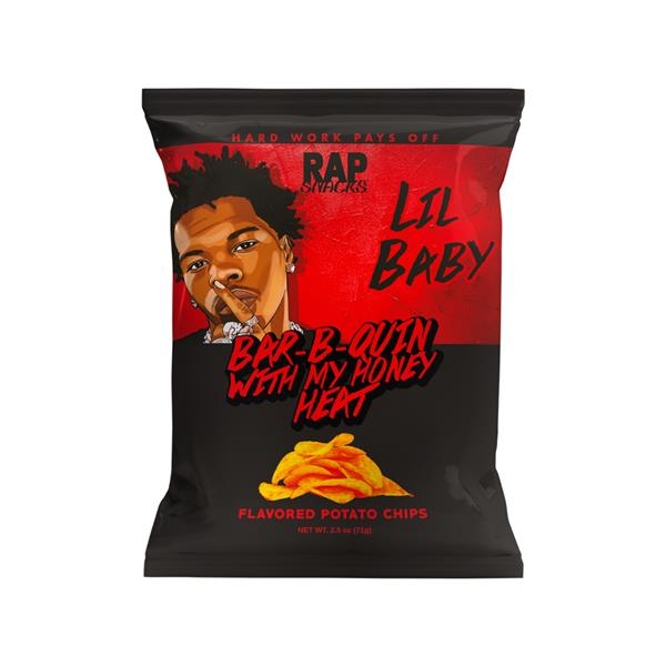 Rap Snacks - Lil Baby - BBQ Miel 71 gr x 12 pc