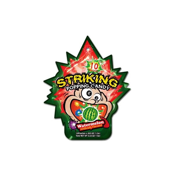 Striking Popping Candy Pastèque 15 gr x 12 pc