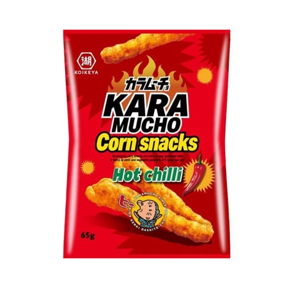 Karamucho Corn Snacks Hot Chili 65 gr x 12 pc
