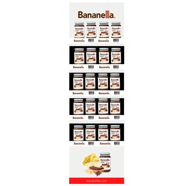 Display Bananella 375 gr x 60 pc