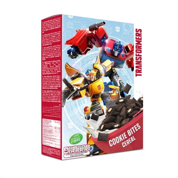 Transformers Cookie Bites Cereal 375 gr x 12 pc