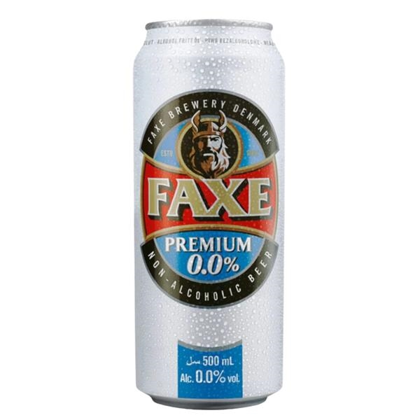 Premium Faxe beer (0%) 500 ml x 24 pc