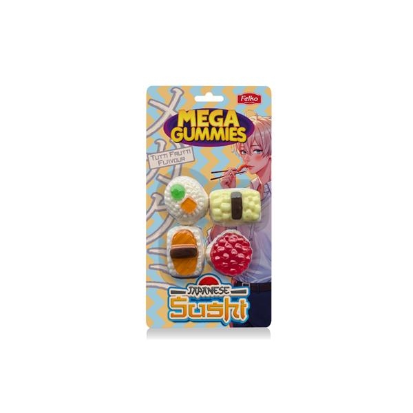 Mega Gummies Japanese Sushi 120 gr x 13 st