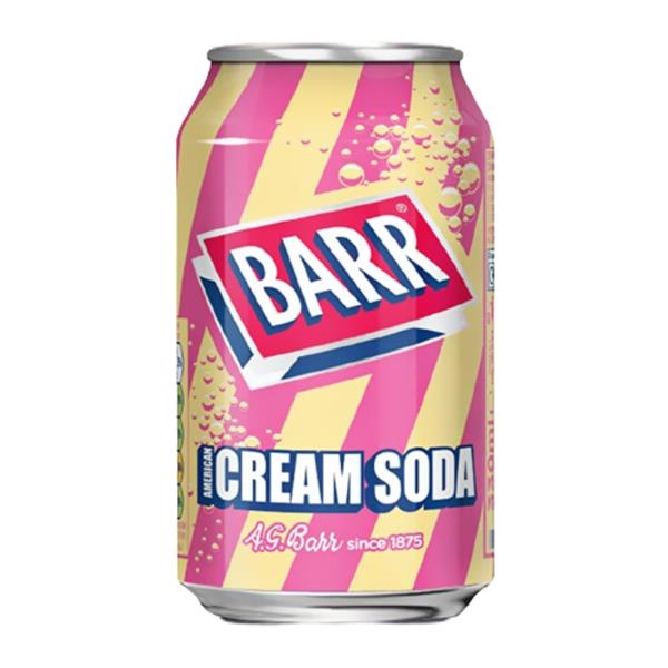 Barr cream Soda 330 ml x 24 pc