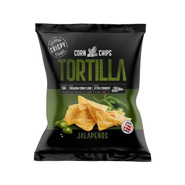 Tortilla Chips Jalapeños 150 gr x 12 st