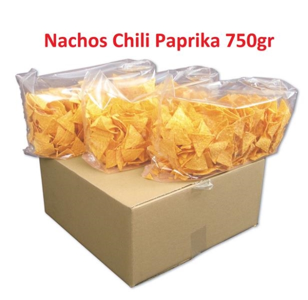 Nachos Chili Paprika 750 gr x 3 pc