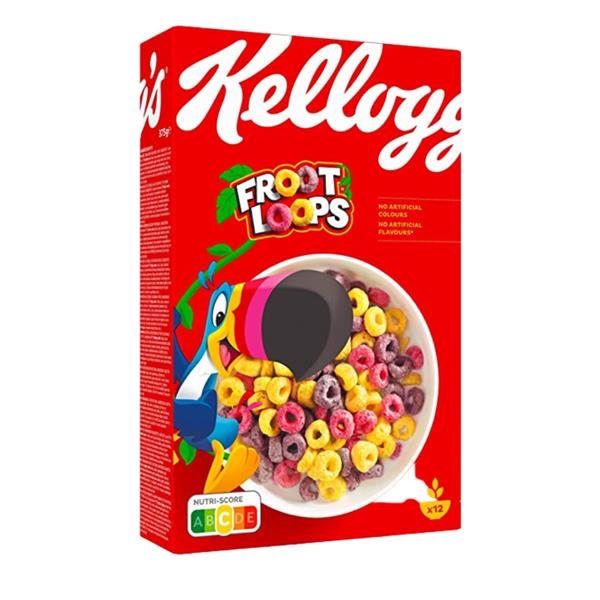 Céréales Kellogg's Froot Loops 375 gr x 6 pc