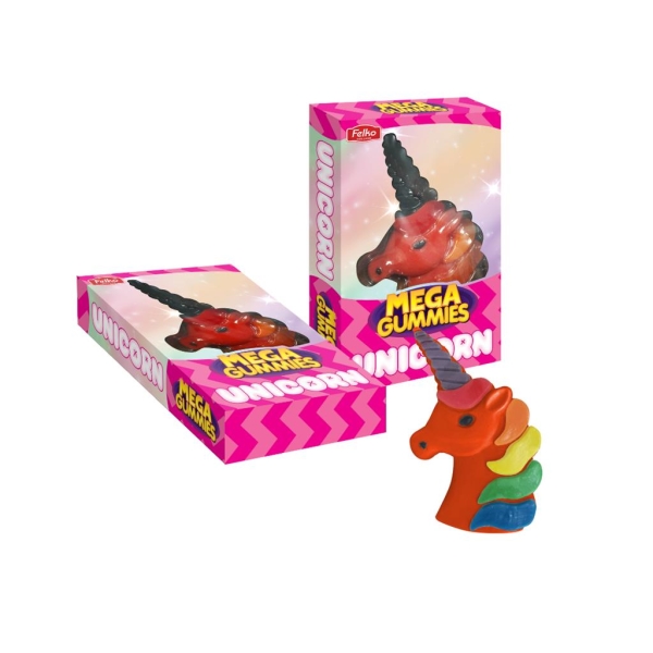 Mega Gummies Unicorn 600 gr x 4 pc