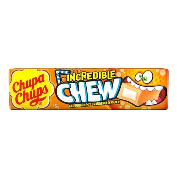 Chupa Chups Orange Incredible Chew x 20 pc
