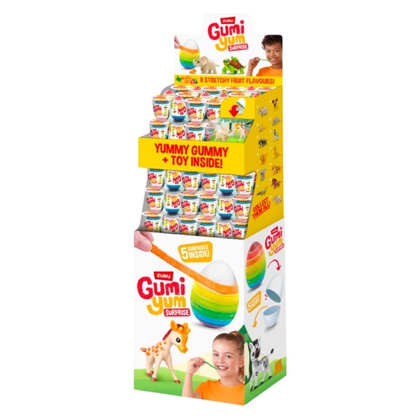 Display Gumi Yum Eggs Wild Life