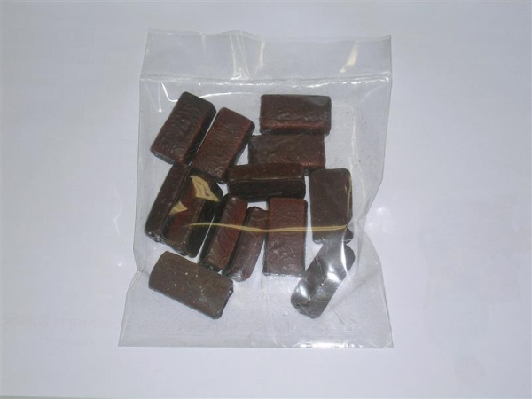 Lards trempés choco 200 gr x 24 pc