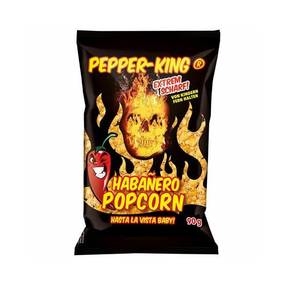 Pepper King Popcorn Habanero 90gr x 10 pc