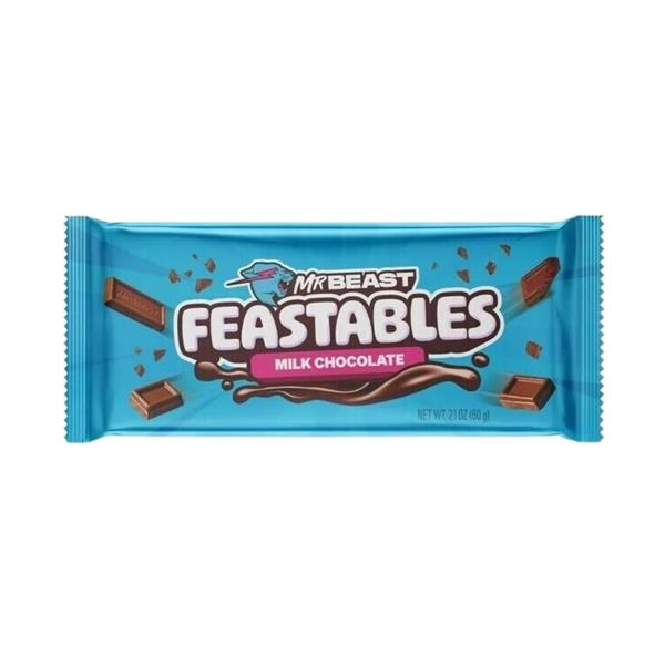 Mr Beast Feastables Chocolat au lait 60 gr x 10 pc