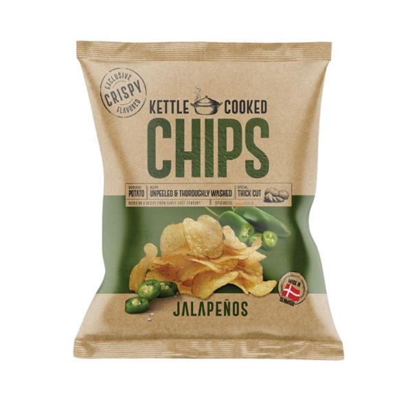 Kettle cooked chips Jalapeño 150 gr x 8 pc