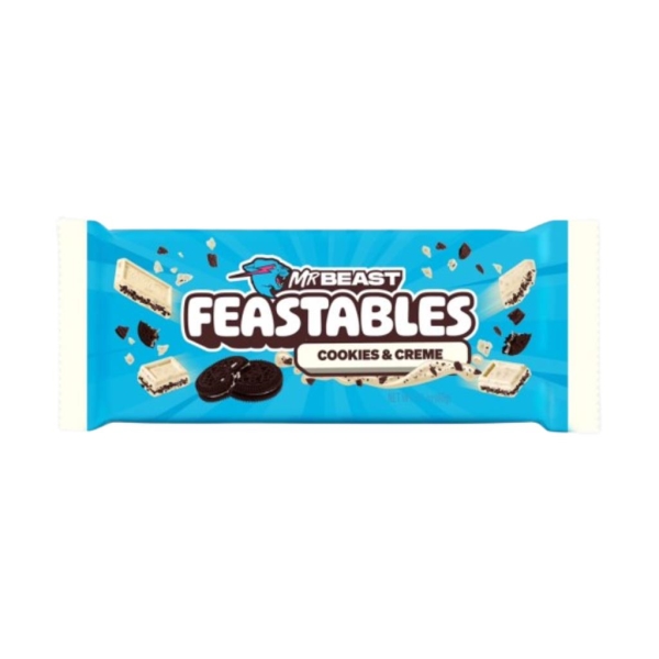 Mr Beast Feastables Cookie & Creme 60 gr x 10 pc