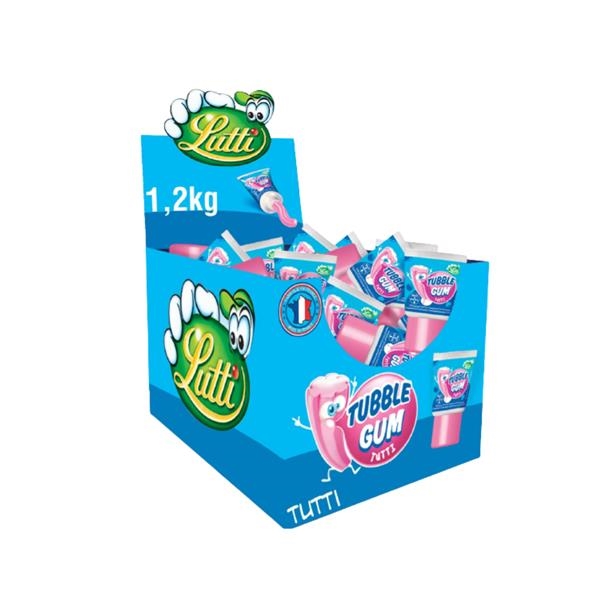 Lutti tubble gum tutti frutti 35 gr x 36 pc