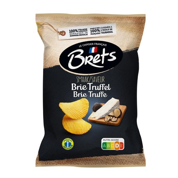 Brets crisps brie & truffle flavor 125 gr x 10 pc