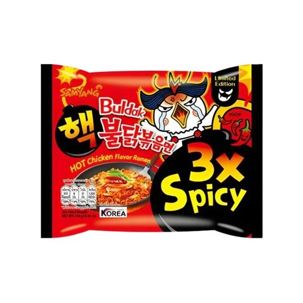 Samyang noodle 3x spicy & hot chicken 140 gr x 5 pc