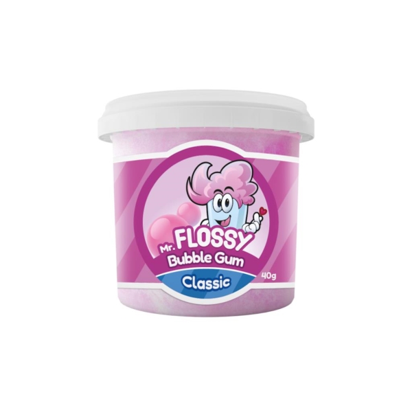Mr Flossy Cotton Candy Classic Bubble Gum 40 gr x 12 st