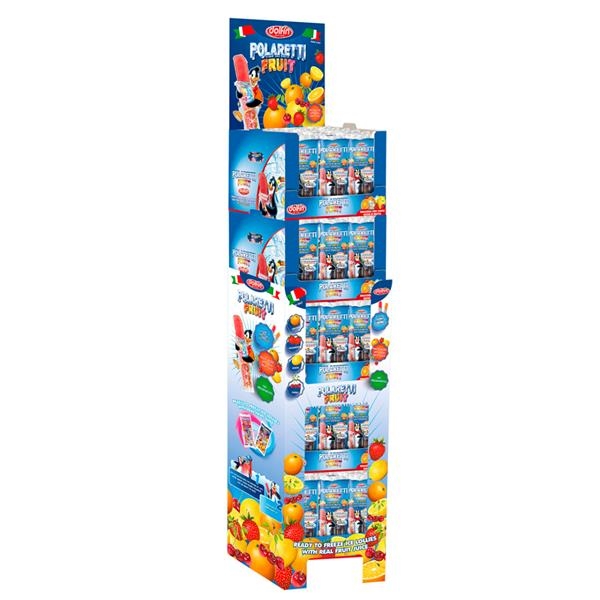 Kleine Display glaçons Polaretti fruit 400 ml x 90 st