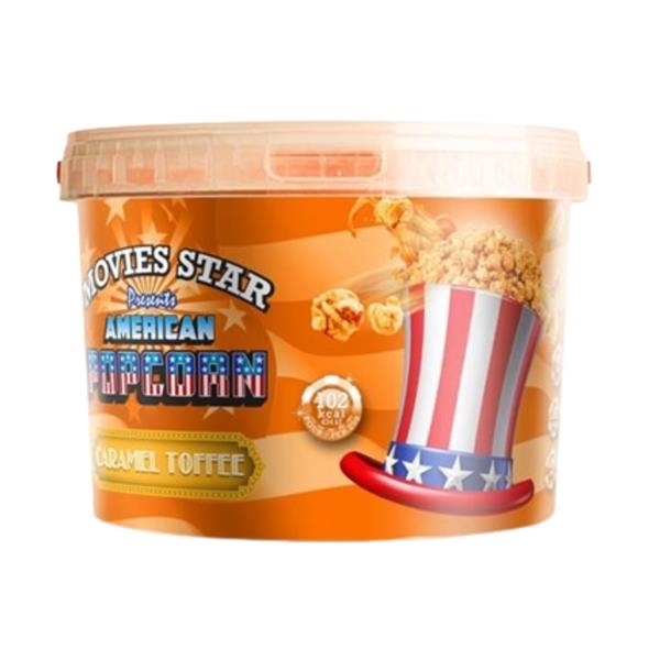 Pop Corn American Movies Star Caramel Toffee 350 gr x 18 st