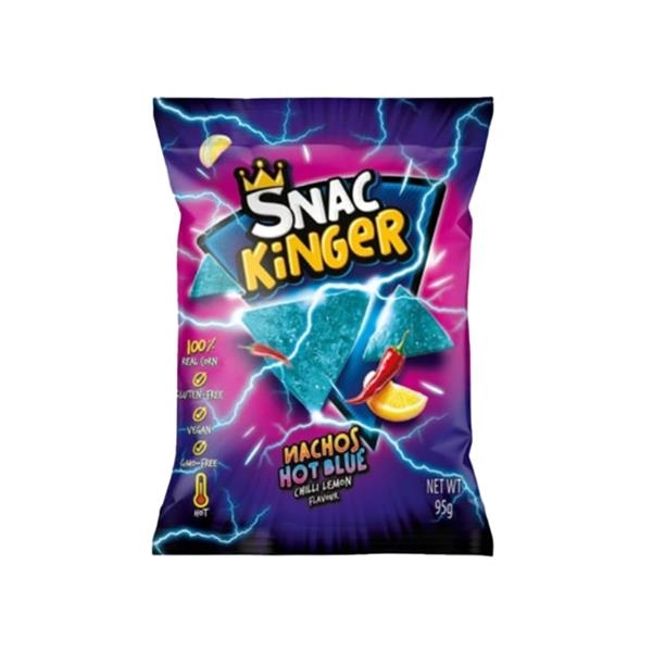 Snack Kinger Nachos Hot Blue 95 gr x 16 pc