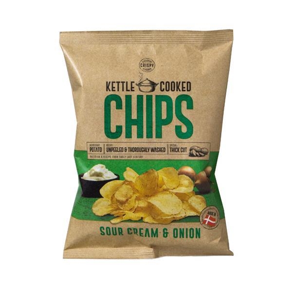 Kettle cooked chips Sour Cream & Onion 150 gr x 8 pc