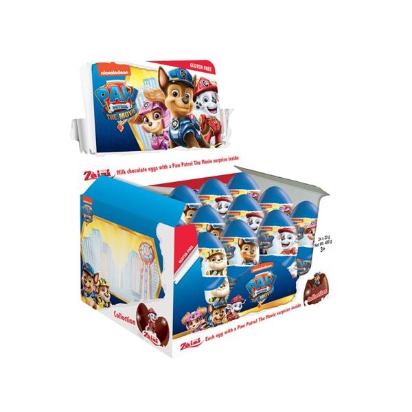 Zaini Paw Patrol chocolade ei 20 gr x 24 st