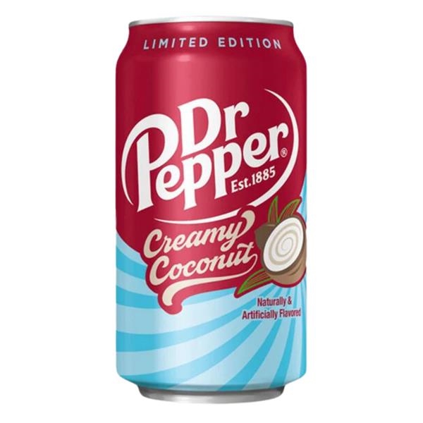 Dr Pepper creamy coconut 355 ml x 12 pc