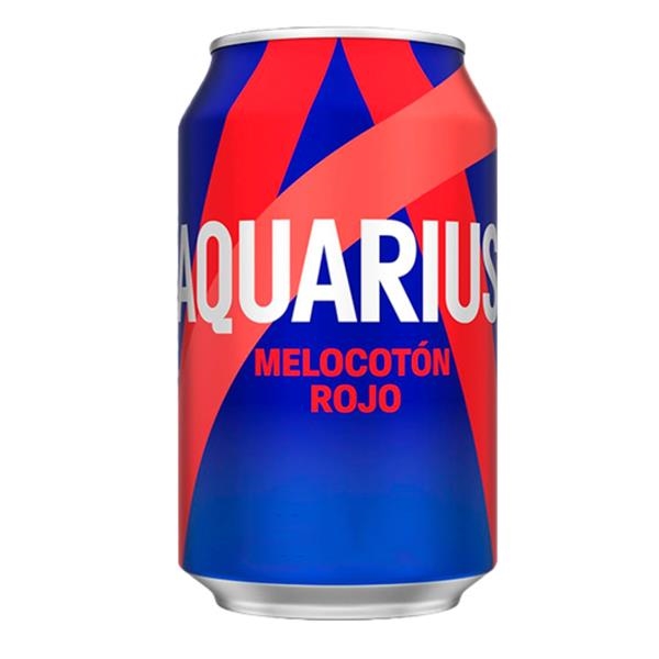Aquarius Pêche Rouge 330 ml x 24 pc