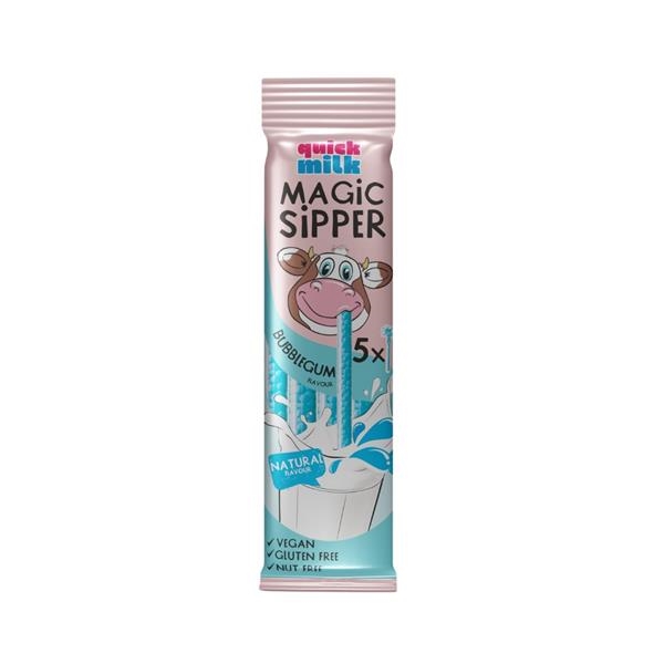 Quick Milk paille Bubble Gum x 20 étuis